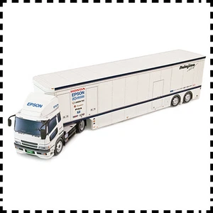 1:24 Scale Super GT 2013 Car Carrier Trailer DIY Handcraft Paper Model Kit - Picture 1 of 7