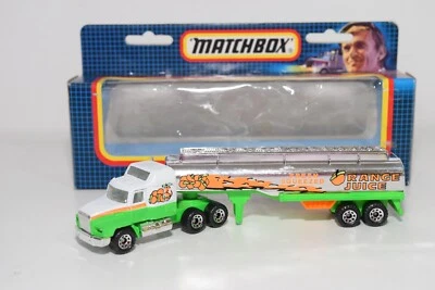 A94 1:60 3 INCH MATCHBOX LESNEY CONVOY CY-35 MACK TRUCK TANKER TRAILER MIB - Immagine 1 di 4