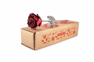 Schmiedekunst Bcn&#174; handgeschmiedete ewige Schmiedeeisen Rose - Geschenk für Mutter - Bild 1 von 9