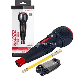 Vessel 3.6V Ball Grip USB Rechargeable Electric Assist Screwdriver - 220USB-1 - Bild 1 von 9