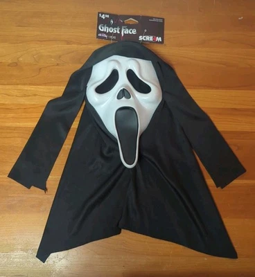 Scream 4 Ghost Face Halloween Mask Non Glow Easter Unlimited Funworld W/ Tags - Image 1 of 4