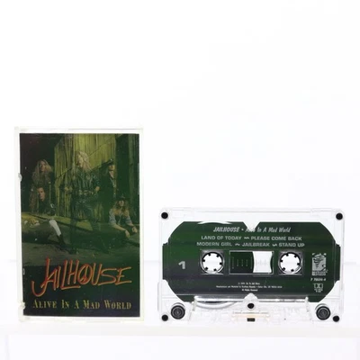 Jailhouse Alive In A Mad World Cassette Tape 1989 - Image 1 of 2