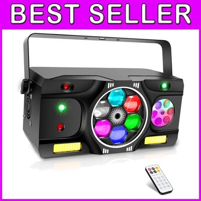 Multi Effects DJ Party Lights - Sound Activated Strobe - Image 1 of 4