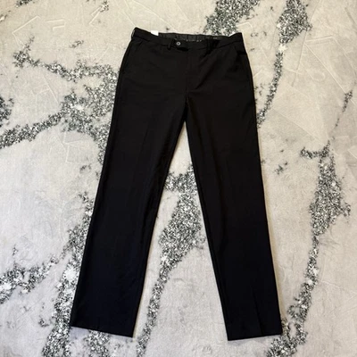 Nautica Pants Mens Size 42x36 Black High Rise Dress Slacks Professional Career - Image 1 of 4