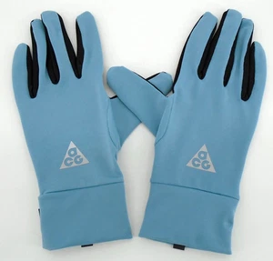 NWT Nike ACG DRI-FIT Lightweight Gloves Adult Denim Turquoise/Armory/Silver LRG - Picture 1 of 3