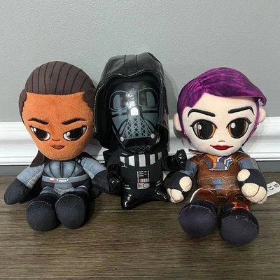 Star Wars Galactic Pals Darth Reva Sabine Vader Plush Bundle Stuffed Animal Toys - Image 1 of 3