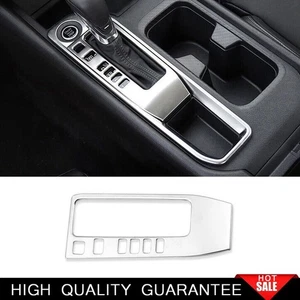 For Nissan Sentra 2020-2022 Silver Steel Central Console Gear Shift Frame Trim - Picture 1 of 5