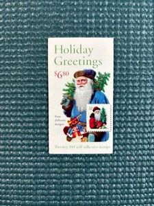 Scott #BK286: 19th Century Chromolithographs of Santa Clause MNH Booklet of 20. - Picture 1 of 1