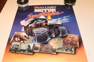 Vintage Rare Coors BIGFOOT Monster Truck 1987 Poster 28x20 - Picture 1 of 3