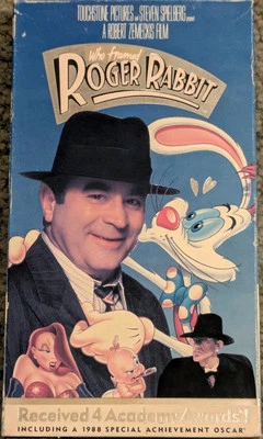 VTG Who Framed Roger Rabbit VHS Tape Classic Family Movie 1987 Steven Spielberg - Image 1 of 2
