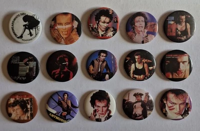 Adam Ant (And The Ants) Picture Metal Badges 32mm Diameter Approx "NEW" - Image 1 of 4