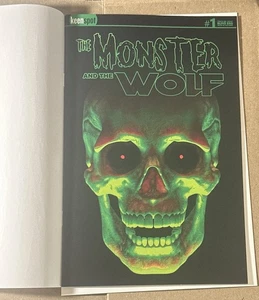 El Monstruo y el Lobo #1 Bolso Ciego Brilla en la Oscuridad 1:700 Mark Spears A67 - Imagen 1 de 8