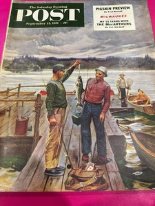 The Saturday Evening Post - Sep 15, 1951 - full issue great Ilust art-Al Capp ad - Picture 1 of 22