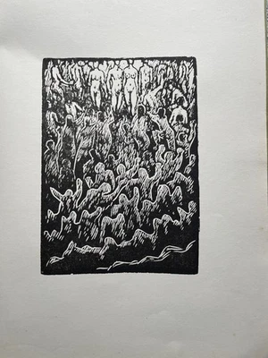 "Kommunismus" Holzschnitt, Robert Budzinski, Marburg ,ca 1920 - Bild 1 von 2