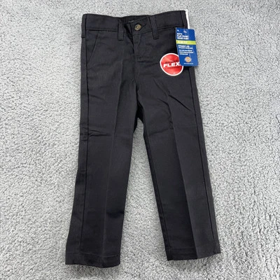 Pantalones Dickies Flex Talla 4 Niños Calce Ajustado Pierna Recta Cintura Ajustable Escuela Foto 1 de 4