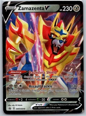 Zamazenta V - SWSH019 SWSH: Sword & Shield Promo Cards NM - Image 1 of 2