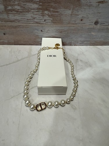 Collana girocollo perle CHRISTIAN DIOR 30 MONTAIGNE perline bianche