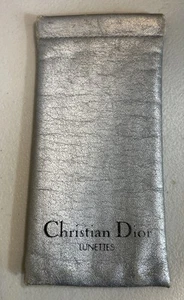 Vintage Christian Dior Lunettes Sonnenbrille Softcase Silber Designer.   "RM" - Bild 1 von 3