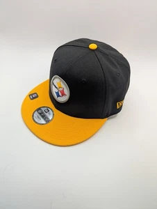 New Era 59Fifty Kids Boys Pittsburgh Steelers Black Snap Back Cap Hat - Picture 1 of 6