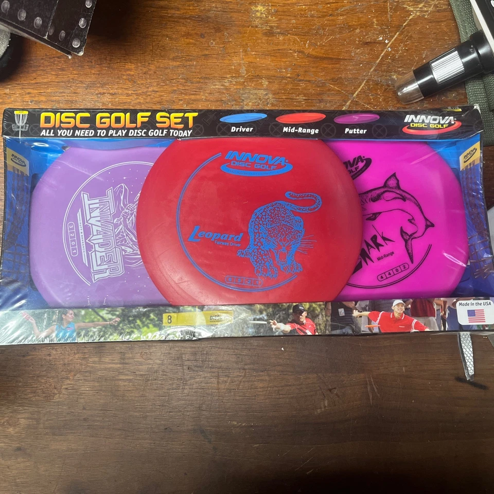 [NUEVO PRECINTADO] Juego de 3 piezas Innova Disc Golf con driver, gama media y putter Foto 1 de 2