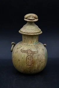 Ancient Egyptian Antiquities Authentic Pharaonic Urn Vase Rare Egyptian 1560 BC - Picture 1 of 7