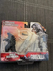 BANDAI GODZILLA PACK OF DESTRUCTION 3,75" FIGURENSET 2014 LEGENDÄRES MONSTER SPIELZEUG - Bild 1 von 4