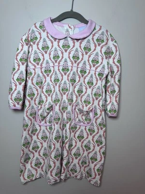 Vestido Bella Bliss Floral Algodón Pima Manga Larga Niña Talla 8 (Funciona Pequeño) Foto 1 de 4