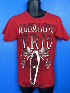 Alkaline Trio Shirt Adults Small Black Red Punk Rock Emo Band - Picture 1 of 8
