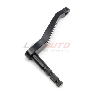 For Harley FL Softail Fat Bob 2018-23 Extended Shift Shifter Rod Lever Arm Black - Picture 1 of 12