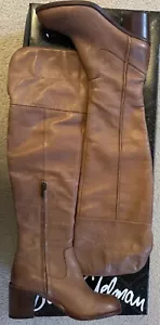 Sam Edelman Caramel Leather Tall Boots Size US 8 | Joplin, Saddle Lea - Women - Picture 1 of 10