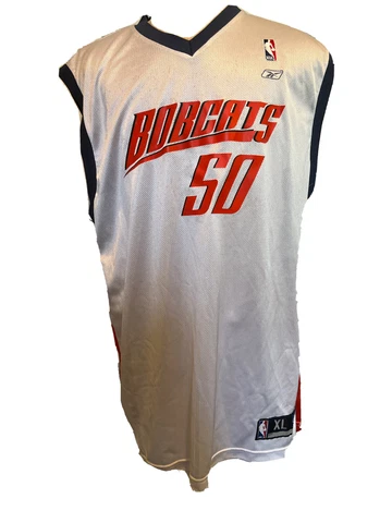 EMEKA OKAFOR #50 NBA CHARLOTTE BOBCATS REEBOK JERSEY MENS XL Cover