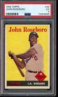 1958 Topps #42 Johnny Roseboro (R) - PSA 5 **SOUS-CLASSÉ ?**