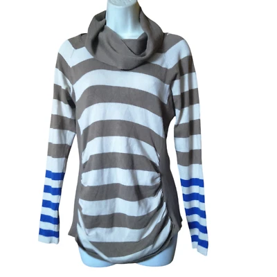 The Limited Women's Medium Long Sleeve Striped Cowl Neck Sweater Pullover - Image 1 of 4