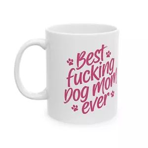 Taza de café de cerámica del día de la madre mejor regalo para perro mamá - Imagen 1 de 13