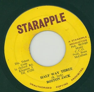" HALF WAY TREE." boston jack. STARAPPLE 7in 1975. - Picture 1 of 2