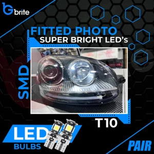 T10 501 5 SMD HIGH POWERED 5050 CHIP LED BULBS INTERIOR ,SIDELIGHT, NUMBER PLATE - Picture 1 of 5