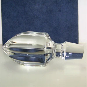 Tapón de jarra de vidrio de cristal vintage años 60 grande y pesado nuevo stock antiguo - Imagen 1 de 11