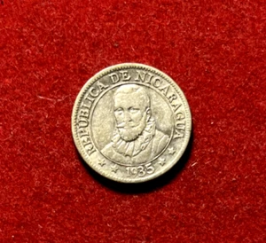 Nicaragua 1935 10 Centavos Silver Coin KM#13 250K Mintage T3085 - Picture 1 of 2