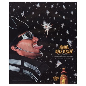 2001 Kahlua: Black Russian Vintage Print Ad - Picture 1 of 1