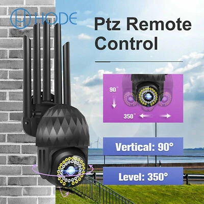 HD 1080P WIFI IP Kamera Außen CCTV HD PTZ Home Wireless Security IR Cam UK - Bild 1 von 4