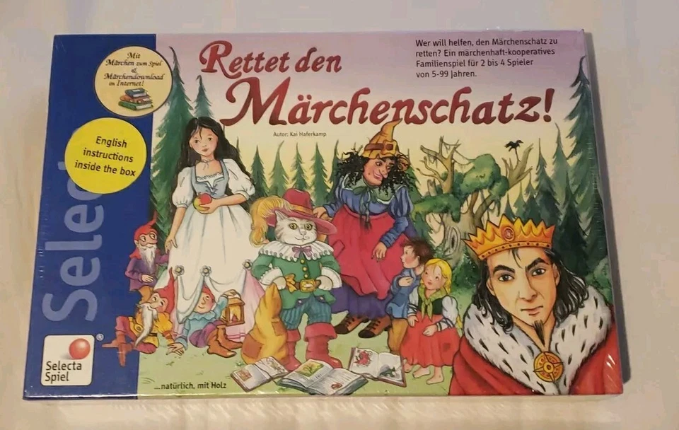 "Save The Fairy Tale" Treasure Rettet Den Marchenschatz! Family Board Game New   - Image 1 of 4