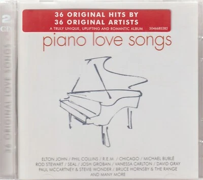 Piano Love Songs - Original Artists - 2 CD Set - Image 1 of 2