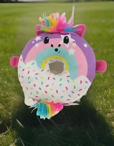2018 Pikmi Pops Donut Plush,Rainbow Colors Unicorn By Moose 12" - Picture 1 of 8