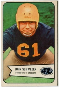 1954 Bowman #25 John Schweder Pittsburgh Steelers - Picture 1 of 2