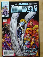 THUNDERBOLTS (1997) #27 (NM) BUSIEK & BAGLEY, HAWKEYE, ARCHANGEL APP.