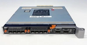 Dell 10/40GbE 2 Port QSFP+ I/O Aggregator For M1000e 0WKCFR WKCFR - Picture 1 of 4