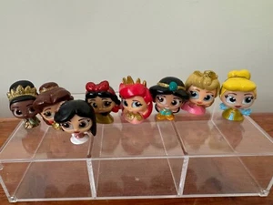 Disney Princess Doorables: Glitter & Gold Set Of 8 Ariel Aurora Mulan Jasmine + - Picture 1 of 1