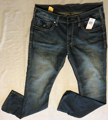 Buffalo David Bitton Simon Men's Designer Blue Jeans 32X33 NWD  - Image 1 of 4