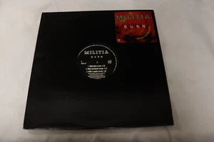MILITIA "BURN" HIPHOP 12" VINYL PROMO SINGLE 1997 RED ANT ENTERTAINMENT - Imagen 1 de 4