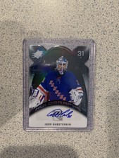 Igor Shesterkin Holographs Auto 12/25 SPX 22-23 NY Rangers